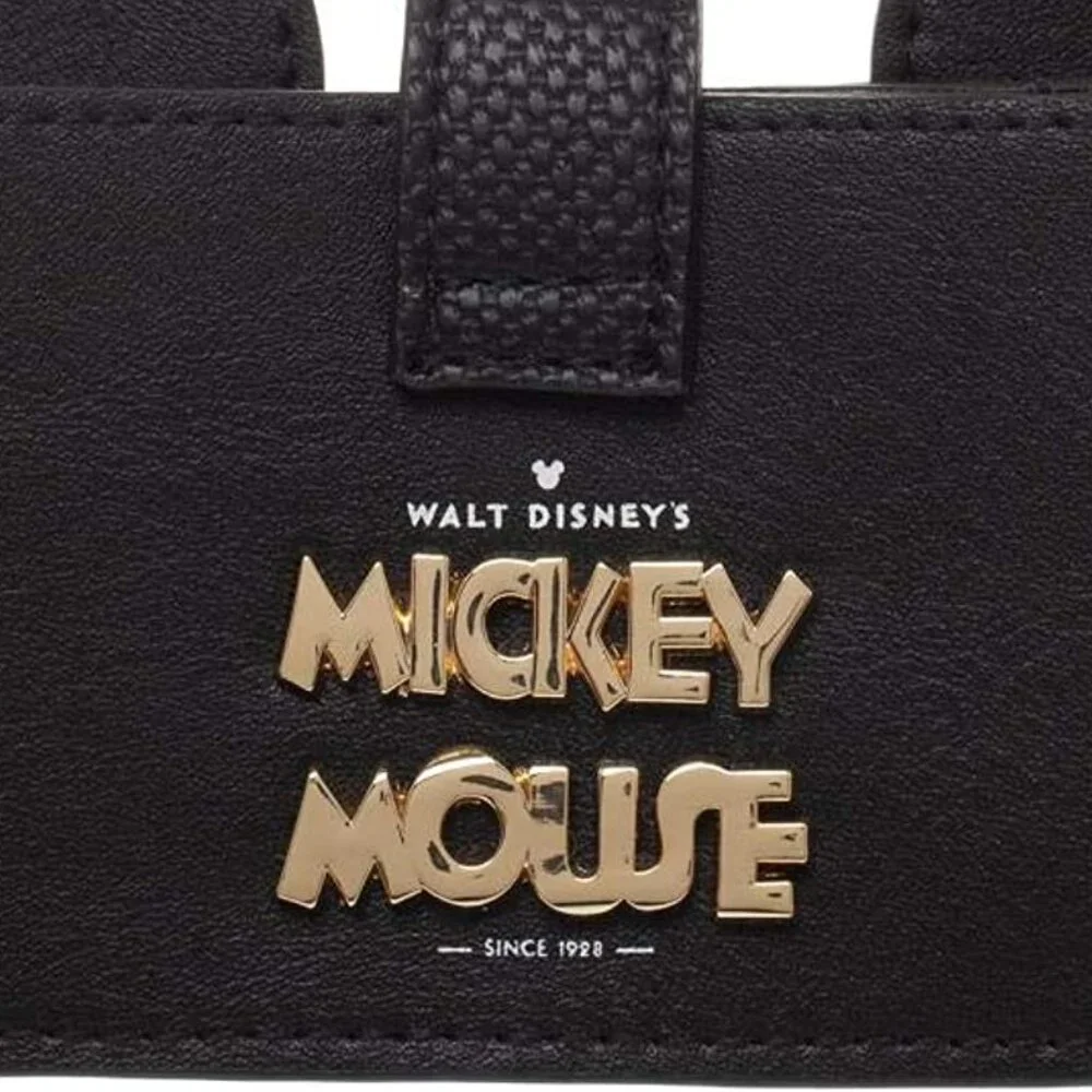 Disney Mickey Mouse Classic Cosplay Mini Backpack with Accordian Card Wallet